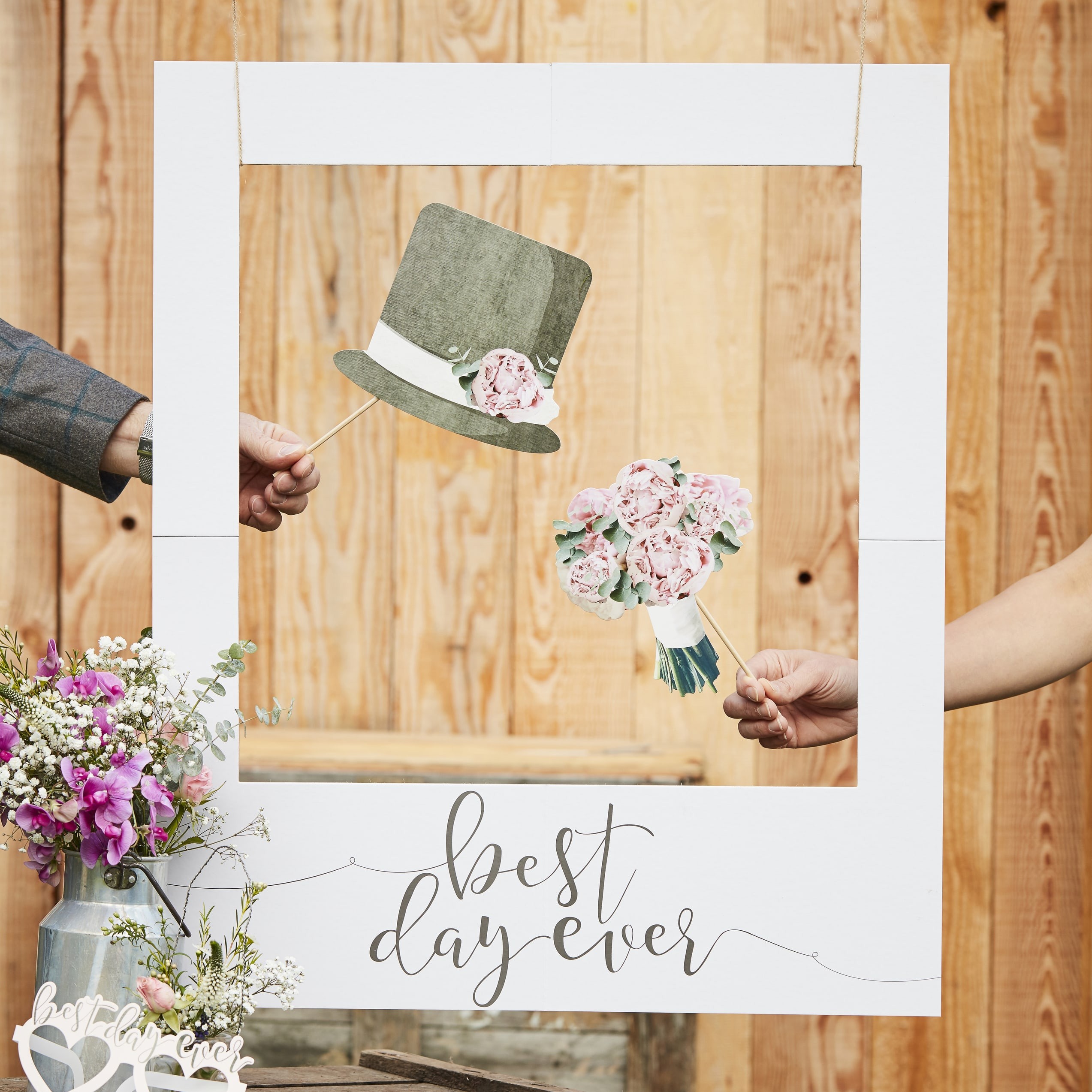Best Day Ever Polaroid Sign Rustic Country Pikasworld