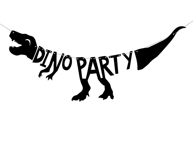 Banner Dinosaurs – Dino Party, 20×90 cm – Pikasworld
