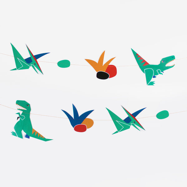 Paper Garland Dinosaurs Pikasworld