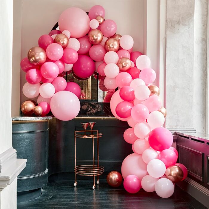 Arche de ballons géante rose – Pika's World