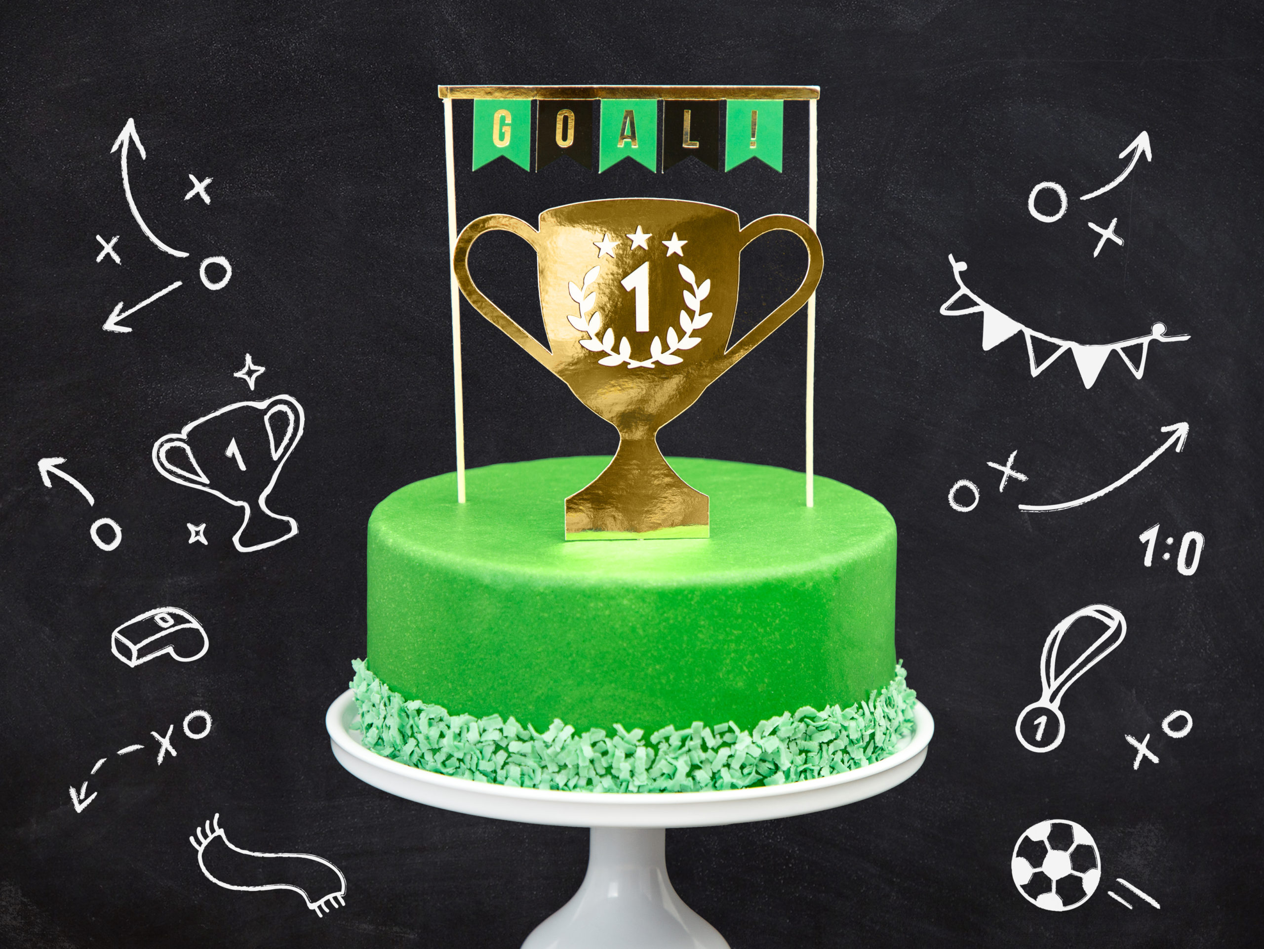 Décorations de gâteau Football – Pika's World